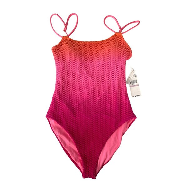 Trina Turk $198 Ombre Knit Sun Opal One Piece Swimsuit Bathing Suit NWT Sz 6 - Picture 4 of 8